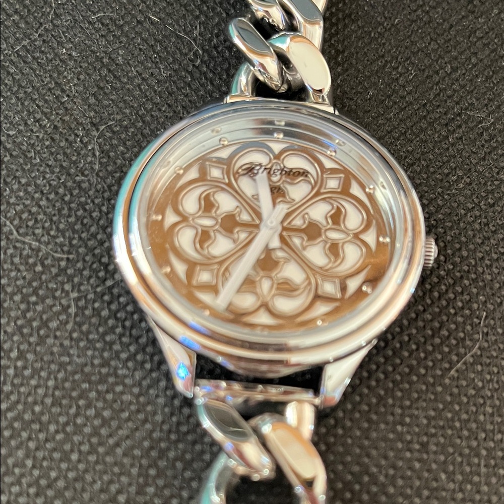Brighton Silver and Brown Women's Watch